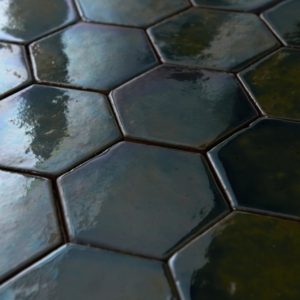 Glazurowane płytki ścienne, 100x115x5 mm, Nr: HEX_10x10_2