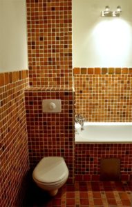 Terakota Cotto, 200x200x12 mm, Mosaik, Nr: M_5x5